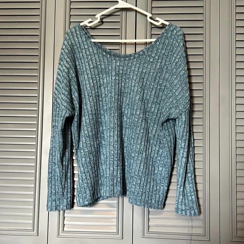 NWT Romwe : Blue Sweater - S